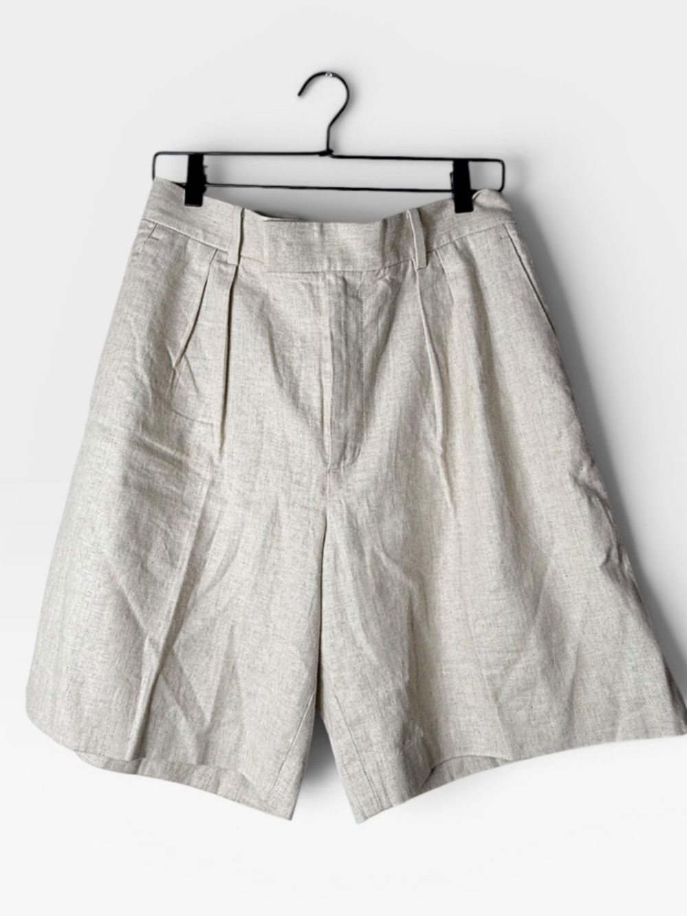 Banana Republic Linen Bermuda Short Size 8 High Rise Baggy Summer (P)